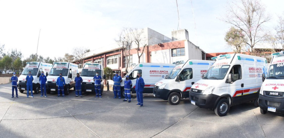 Más ambulancias IVECO en el norte del país